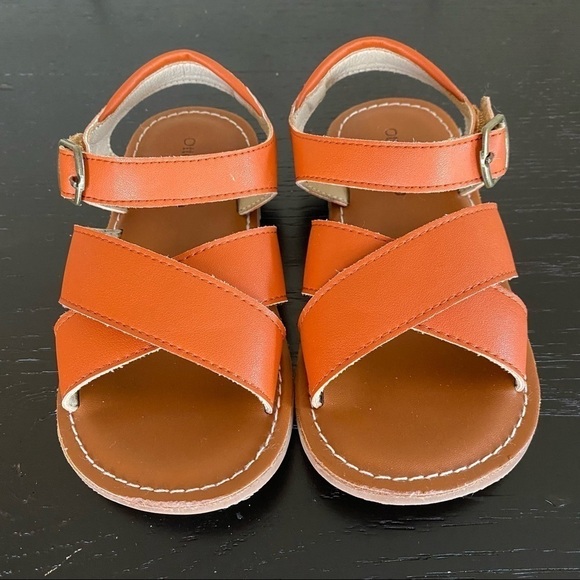 Otter Momo Girls PR60 Sandals Brown Size Toddler 10 Hook Loop Closure MINT - Picture 2 of 7